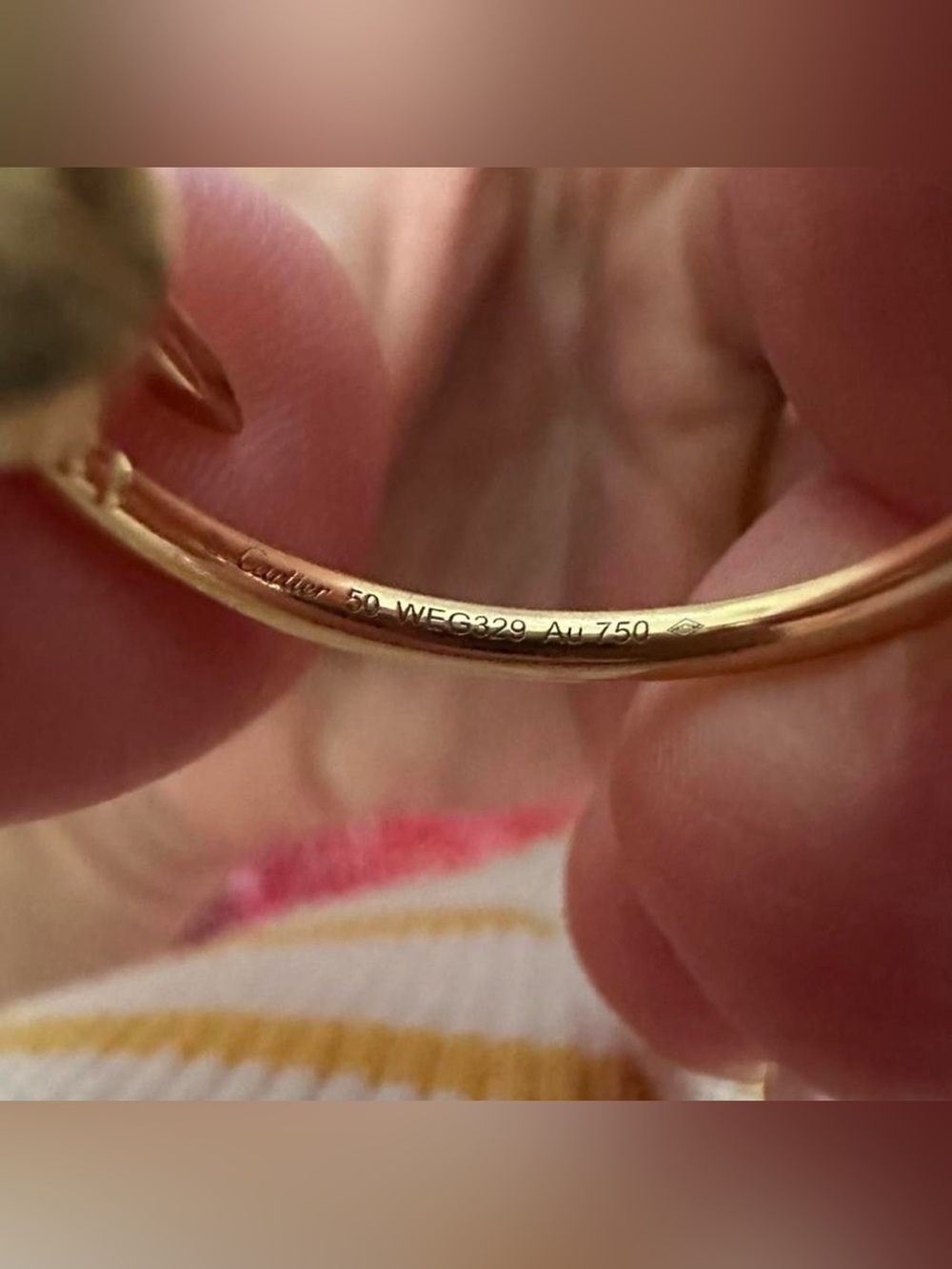 Cartier Juste Un Clou Small Ring Size 50 - Picture 3 of 4